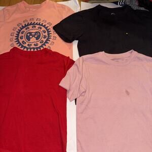Preowned Bundle Of Four Boys Wonder Nation Size S (6-7) T Shirts